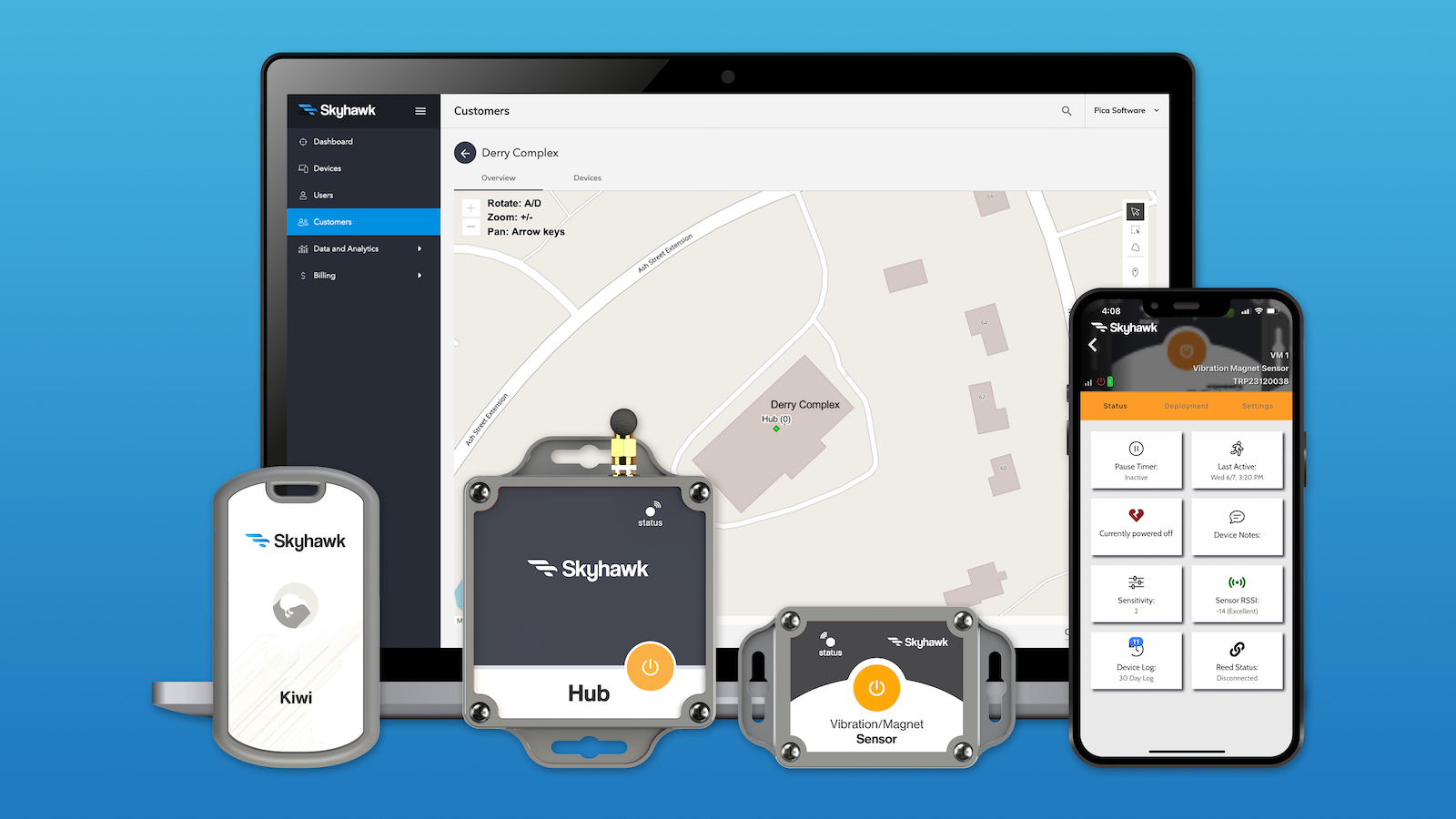 Laptop Realistic Skyhawk PRIoT IoT Platform